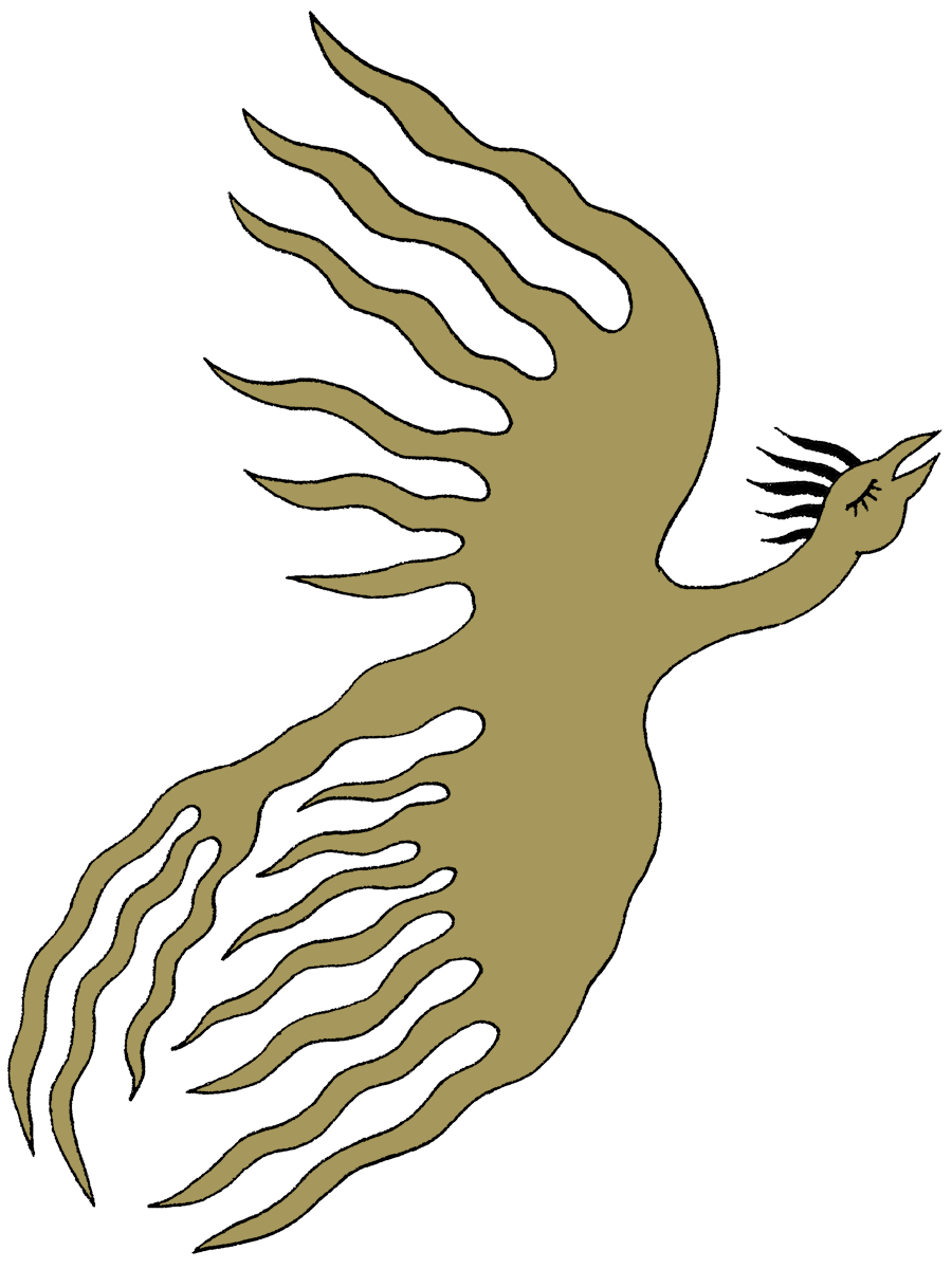 Golden Phoenix Illustration